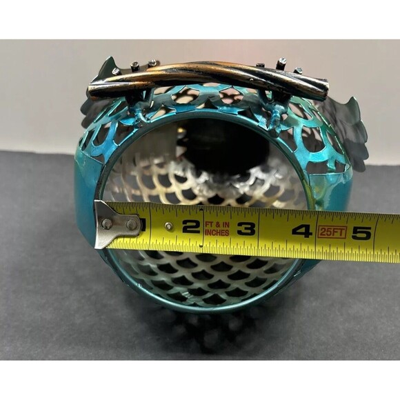 Pink Zebra Metal Parrot Warmer Wax Melt Shade Decor Art 9.5" Tall New In Box - Picture 7 of 10